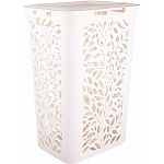 Корзина для белья Leaves 60л 440х340х635мм (молочный) (упаковка 4 шт.)