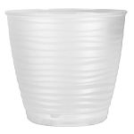 Горшок для орхидей Saffron D146мм, 1,5л с поддоном (бесцветный)