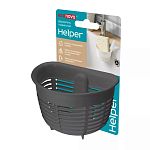 Держатель подвесной на присосе Helper, 103х84х71 мм, Темно-серый (упаковка 22 шт.)