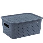 Корзинка Береста 3л 235х173х105мм с крышкой (космик)