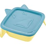 Детская тарелка Lalababy Play with Me Wolfie с мягкой крышкой джинсовый (упаковка 12 шт.)