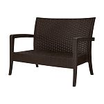 Диван RATTAN Ola Dom коричневый  1280х770х890мм