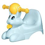 Горшок детский в форме игрушки Зайчик Lapsi 420х290х310 мм (светло-голубой) (упаковка 5 шт.)