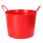 Таз-корзина мягкая 17л Красный 0,245х0,33х0,33м