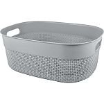 Корзина для хранения OSLO 12л серый шторм (упаковка 14 шт.)