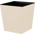 Горшок для цветов InGreen London CUBE 301 х 301 мм, 22 л c дренажной вставкой калифорнийский миндаль