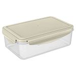 Контейнер для продуктов герметичный SMART LOCK прямоугольный 1,1л Светло-серый (упаковка 28 шт.)