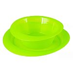 Набор детской посуды из 2х тарелок Giraffix (упаковка 12 шт.)