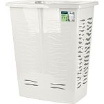 Корзина для белья Keeplex Regular с откидной крышкой 60л 48х34,5х59,5см белое облако (упаковка 6 шт.