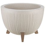 Кашпо ПЕТАЛИС D350мм 12л Беж.мрамор (упаковка 3 шт.)