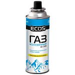 Газ всесезонный т.м. ECOS в баллоне GC-220 (цанговый, 220 г, Корея)