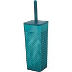 Комплект WC NEO LUXE (подставка + ёрш) изумрудный агат (упаковка 16 шт.)