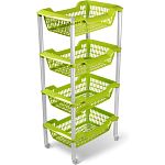 Корзина для хранения Велетта 21х11х5см оливковая С711ОЛВ (упаковка 68 шт.)