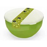 Набор мисок с крышками Fresh олива 3шт, 1+2+3л, Зеленый (упаковка 8 шт.)