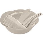 Набор для пикника Sugar&Spice Vanilla на 4 персоны (17 предметов) латте (упаковка 6 шт.)