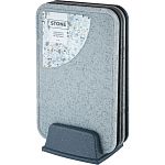 Набор досок разделочных Plast Team Stone на подставке 4шт. 200х120х340мм темный камень (упаковка 7 ш