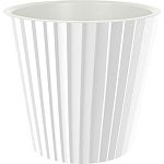 Горшок для цветов InGreen Sand D190мм, 3,3л c дренажной вставкой белый