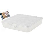 Органайзер для мелочей Keeplex Fiori с разделителями L 20х20х4,5см белое облако (упаковка 32 шт.)