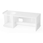 Держатель для туалетной бумаги (с полкой)(белый) (упаковка 12 шт.)