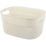 Корзина для хранения OSLO 3л молочный (упаковка 10 шт.)