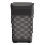 Стакан для зубных щеток без разделителя Glam (графит)