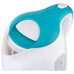 Чайник ENERGY E-275 (1 л, диск) пластик бело-бирюзовый