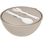 Салатник Sugar&Spice Vanilla с приборами и крышкой 5л латте (упаковка 11 шт.)