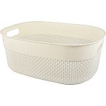 Корзина для хранения OSLO 12л молочный (упаковка 14 шт.)