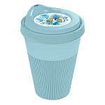 Стакан для напитков Снежное настроение 0,42л Голубой (упаковка 32 шт.)