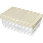 Комплект контейнеров для продуктов Asti прямоугольных 0,75л х 3 шт. (светло-бежевый) (упаковка 13 шт
