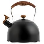 Чайник нерж 2,5л со св ручка soft-touch черн TM Appetite, LKD-0025BRH