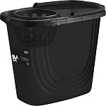 Ведро прямоугольное Spin&Clean Black с отжимом 10 л (упаковка 9 шт.)