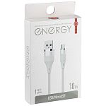 Кабель Energy ET-49 PRO  USB/MicroUSB, 1 м, 10 Вт, цвет белый