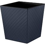 Горшок для цветов InGreen Manhattan CUBE 301 х 301 мм, 22 л c дренажной вставкой вулканический серый