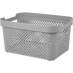 Корзина для хранения Plast Team STOCKHOLM, 5 л серый шторм (упаковка 8 шт.)