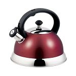 Чайник нерж 2,5л со св красный TM Appetite, LKD-H063/К