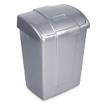 Контейнер для мусора Форте 23л серебристый С343СРБ (упаковка 5 шт.)