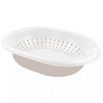 Дуршлаг с миской 3,0 л, Светло-бежевый (упаковка 20 шт.)