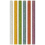 Стержни клеевые цветные, с блестками, 7х100 мм, 6 шт (упаковка 25 шт.)
