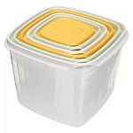 Комплект контейнеров для продуктов Clever 6шт, 0,12л+0,25л+0,45л+0,75л+1,2л+2,0л, Микс 1,
