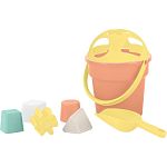 Песочный набор-сортер Play with Me (ведерко, сортер, совочек, 5 формочек) персиковая карамель (упако