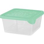 Контейнер для продуктов Sugar&Spice Delicate 0,45 л квадратный эвкалипт (упаковка 35 шт.)