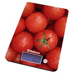 Весы кухон SA-6075T 8кг элек томаты