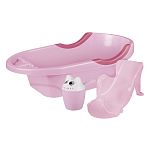 Набор для купания детский (розовый)