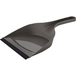 Совок Spin&Clean Rock’n’Roll, с кромкой, антрацит (упаковка 10 шт.)