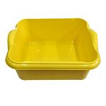 Таз пищевой прямоуг. с ручками 10л ЧУДО (10) желтый (упаковка 10 шт.)
