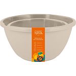 Набор мисок для смешивания Sugar&Spice Корица 1,5л + 2,6л латте