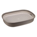 Лоток для кошек ЛЯ-МУРР 465х345мм с сеткой Капучино