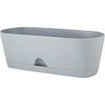 Ящик балконный InGreen Amsterdam, 40 см Утренний туман (упаковка 12 шт.)