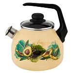 Чайник эмал 3,0л со свистком Авокадо / Avocado TM Appetite, С2717.3П*123